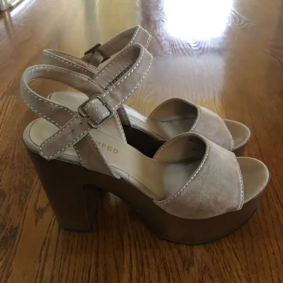 Platform Block Heels - Picture 2 of 4